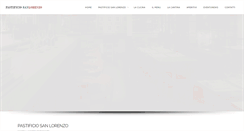 Desktop Screenshot of pastificiosanlorenzo.com